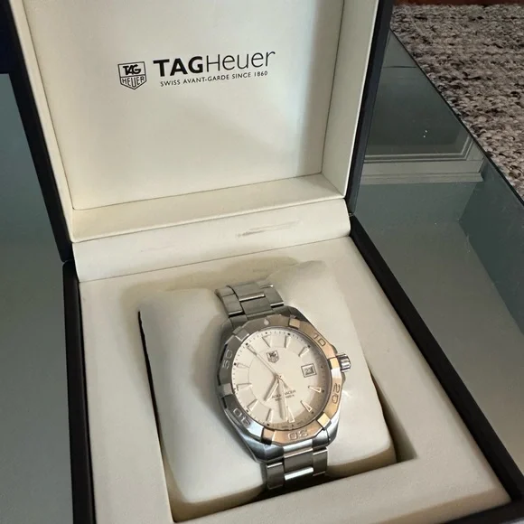 TAG Heuer Aquaracer Silver Men's Watch - WAY1111.BA0928 - Picture 4 of 5